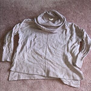 Kaisely Women's Cowl Neck Sweater - Soft Beige